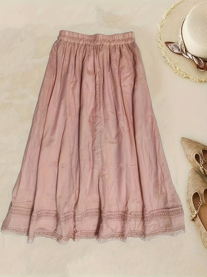 Damen Vintage Petticoat Unterrock mit Spitze – Eleganter Retro-Look für Kleider und Röcke