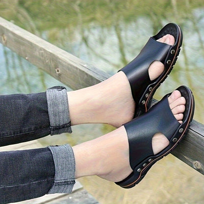 Herren Bequeme Slip-On Sandalen für Freizeit und Alltag