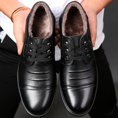 Herren Winterschuhe mit Schnürung und Futter – Warm & Elegant