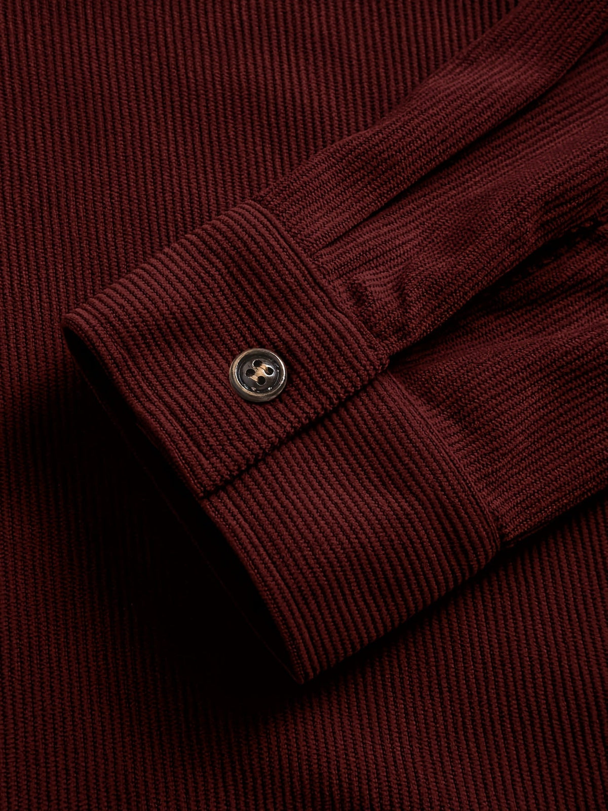 Herren Cordhemd Overshirt mit zwei Brusttaschen Langarm Freizeithemd