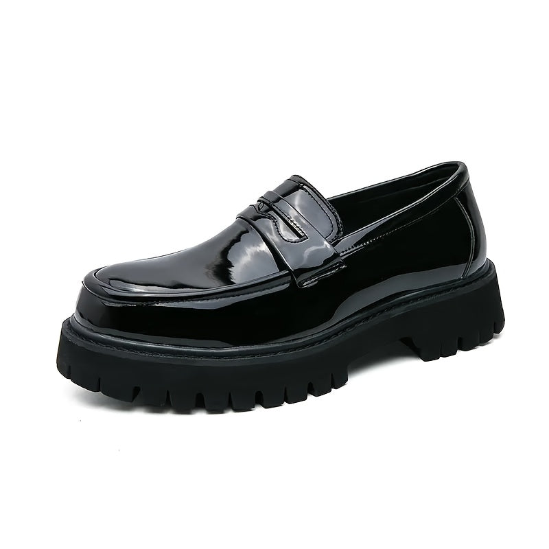 Herren Chunky Loafer – Modischer Business- und Freizeit-Slipper