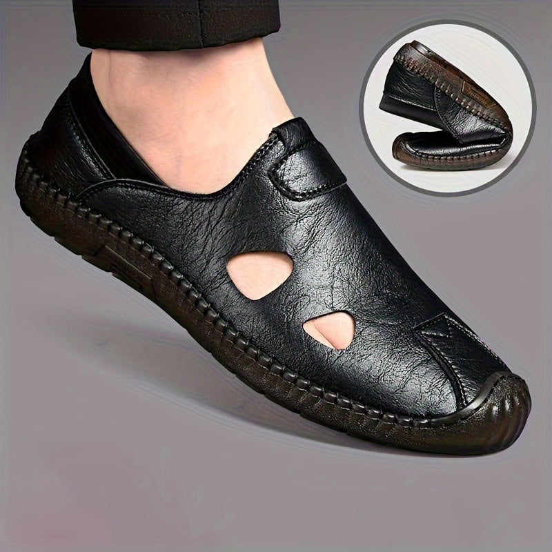 Herren Bequeme Sommer-Slipper mit Cut-Outs für Alltag & Freizeit