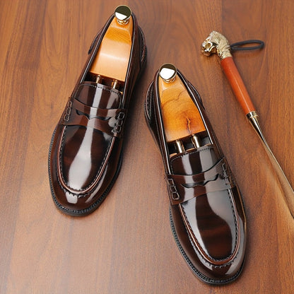 Herren Penny Loafer – Klassischer eleganter Business- und Anzugschuh