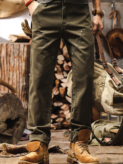Herren-Freizeithose im robusten Workwear-Stil