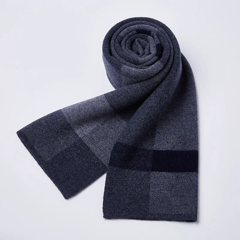 Unisex Karierter Schal Weiches Material Warmes Halstuch