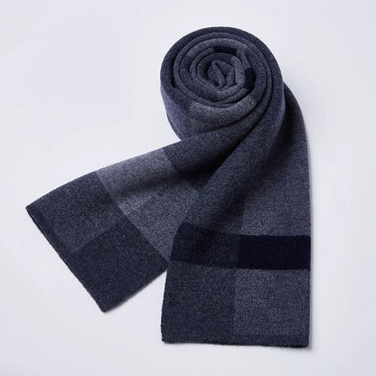 Unisex Karierter Schal Weiches Material Warmes Halstuch