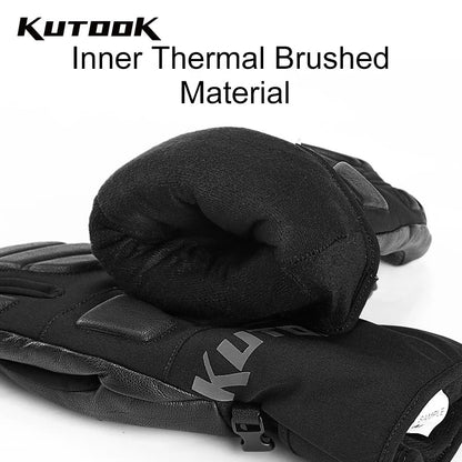 Unisex Winter Skihandschuhe Thermofutter Winddicht Wasserdicht