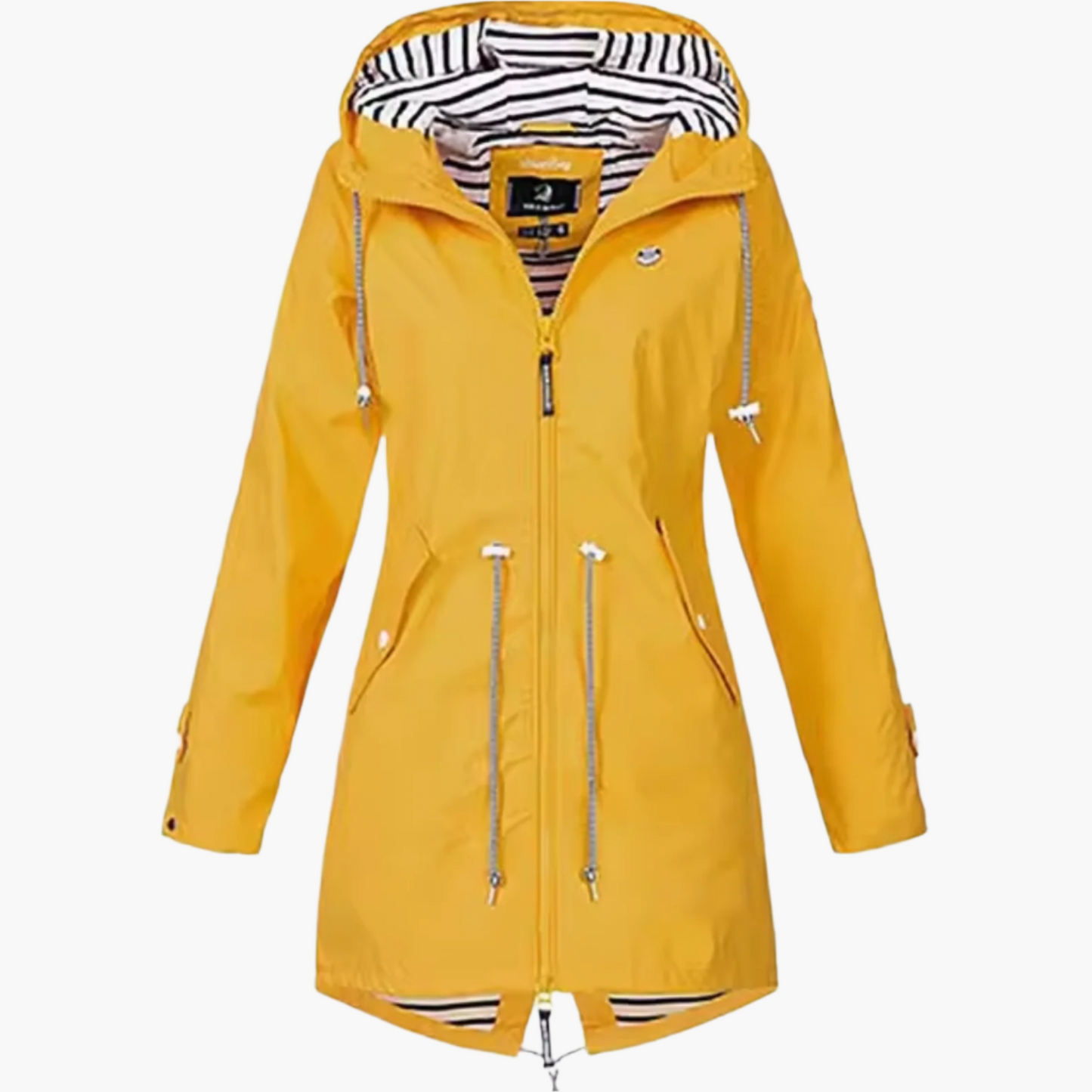 Damen Übergangsjacke mit Kapuze und Modernem Schnitt