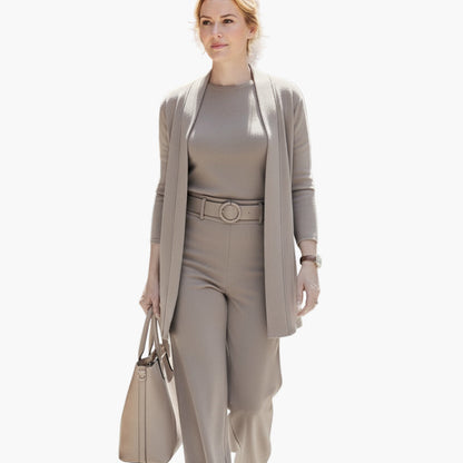 Damen Elegantes Dreiteiliges Business- & Freizeithosenanzug-Set – Modernes Büro-Outfit & Stilvolle Alltagsmode