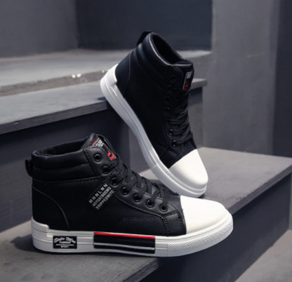 Herren High-Top Sneaker Streetwear Freizeitschuhe für Herbst und Winter