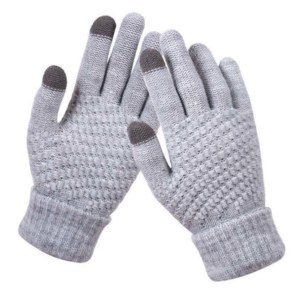 Unisex Strick Touchscreen-Handschuhe in verschiedenen Farben