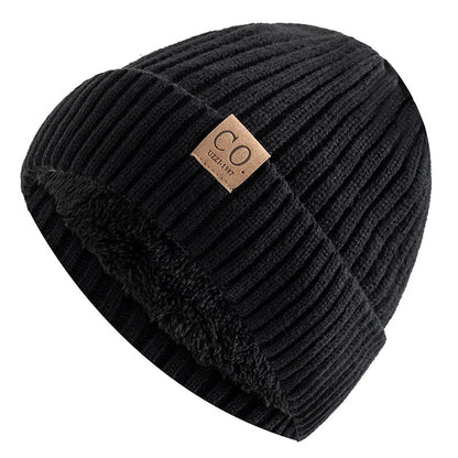 Unisex Wintermütze mit Rippstrick und Fleece-Futter – meliert oder einfarbig