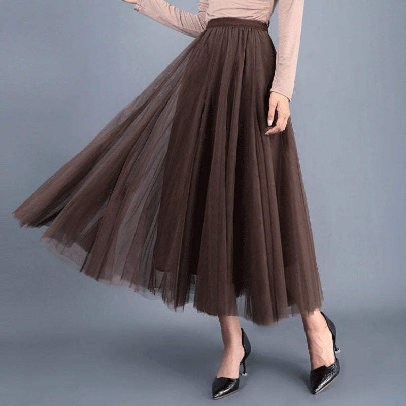 Eleganter Damen-Maxirock mit A-Linie für festliche Anlässe