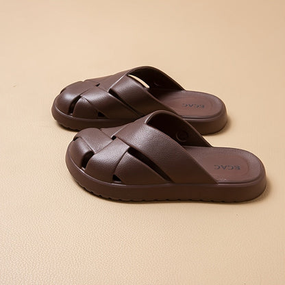 Damen Chunky Plateau-Slides – Modische Freizeit-Sandalen für entspannten Komfort