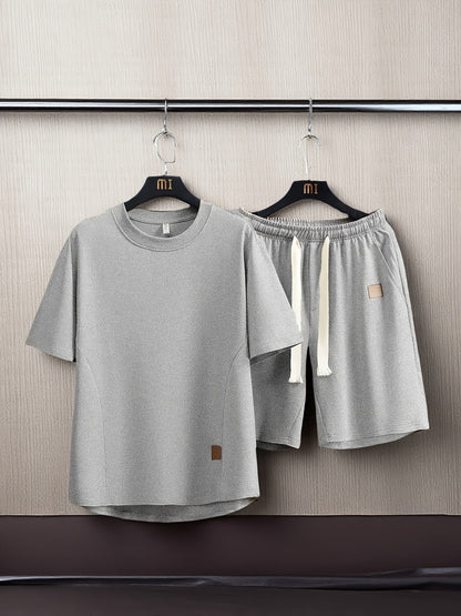 Herren Freizeit Set T-Shirt und Shorts – Modernes Lounge Outfit für Alltag und Sport