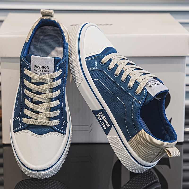 Herren Low-Top Sneaker im Retro-Skate-Stil – Streetwear & Freizeit