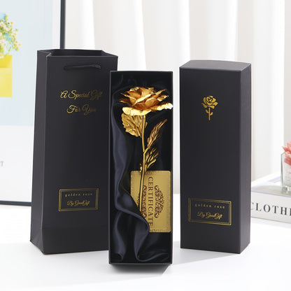 Muttertag Geschenk Deko-Rose im Luxus-Geschenkset für Damen – Ewige Kunstrose als stilvolles Präsent