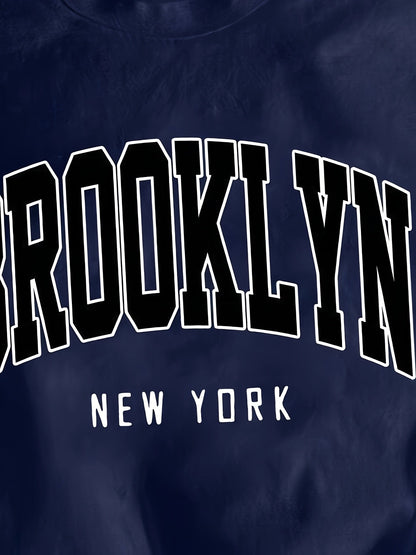 Damen Brooklyn New York Streetstyle T-Shirt für Freizeit und Urban Fashion