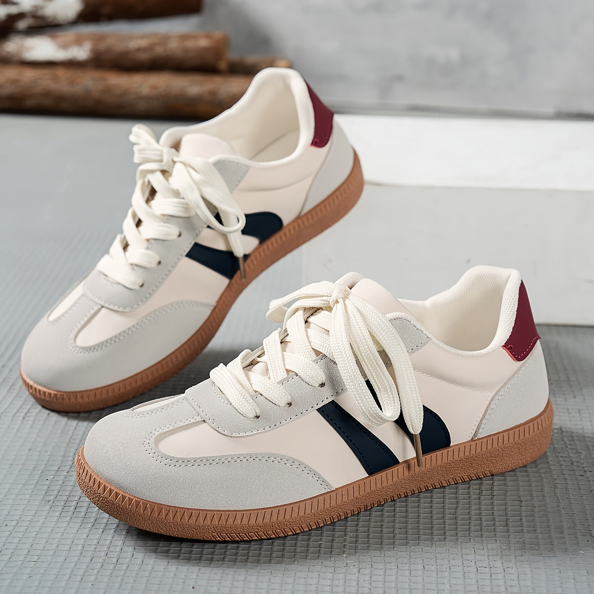 Damen Retro-Sneaker für Freizeit und Alltag – Klassische Sportschuhe im Vintage-Look