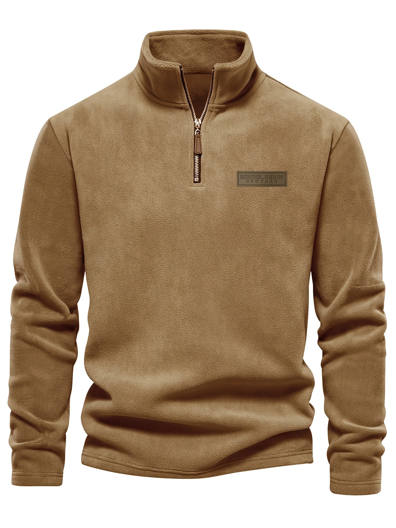 Herren Quarter-Zip Pullover – Moderner Freizeit-Look mit Stehkragen und Minimalistischem Design