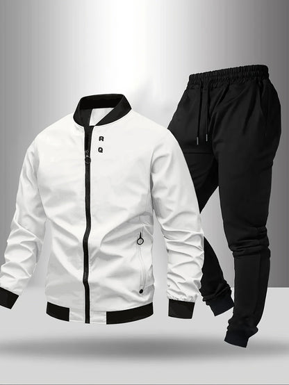 Herren Trainingsanzug Set – Sportlicher Freizeitanzug im modernen Stil für Alltag und Fitness