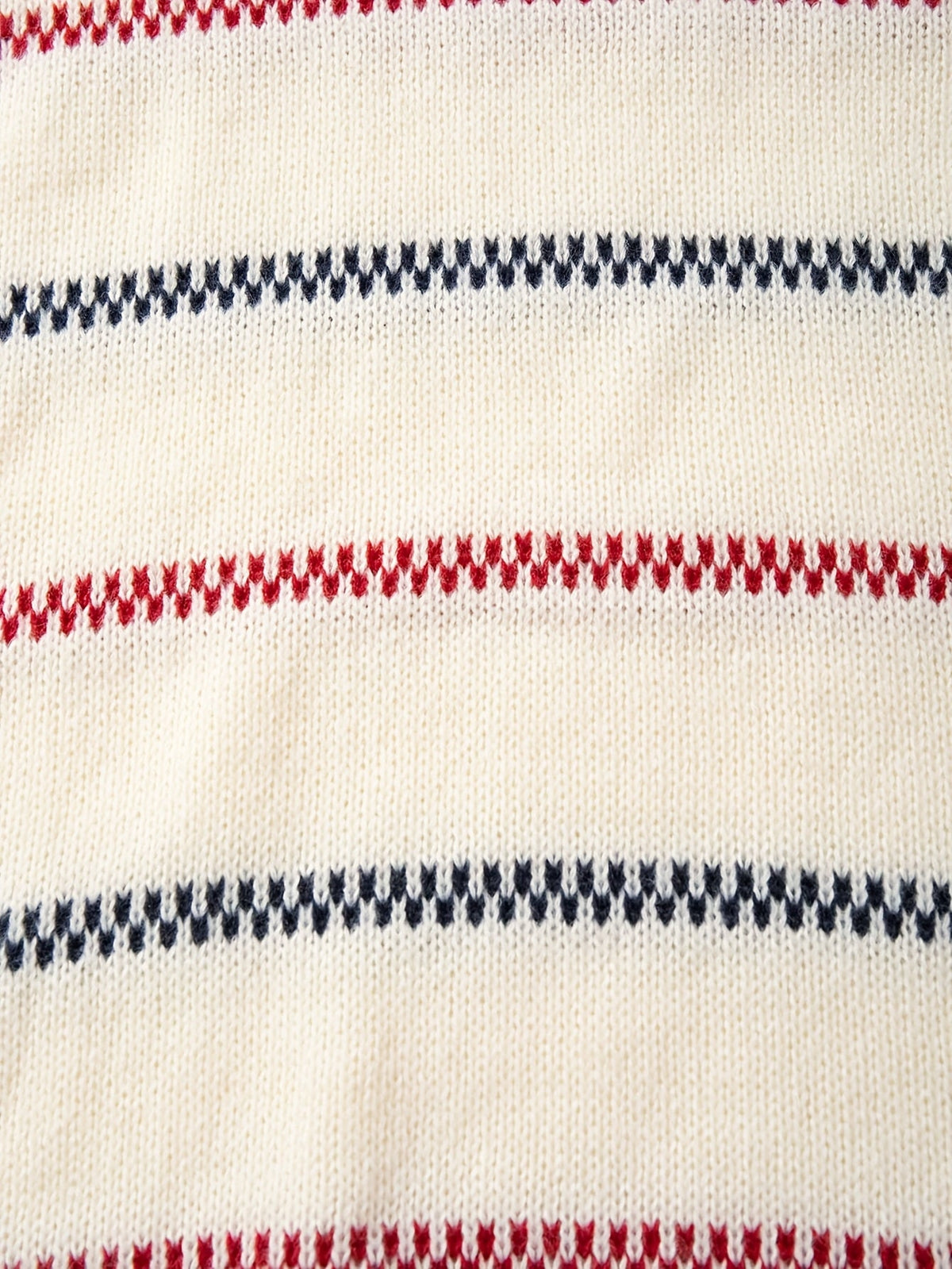 Pullover Herren Strickpullover Rundhals Mehrfarbige Streifen Beige