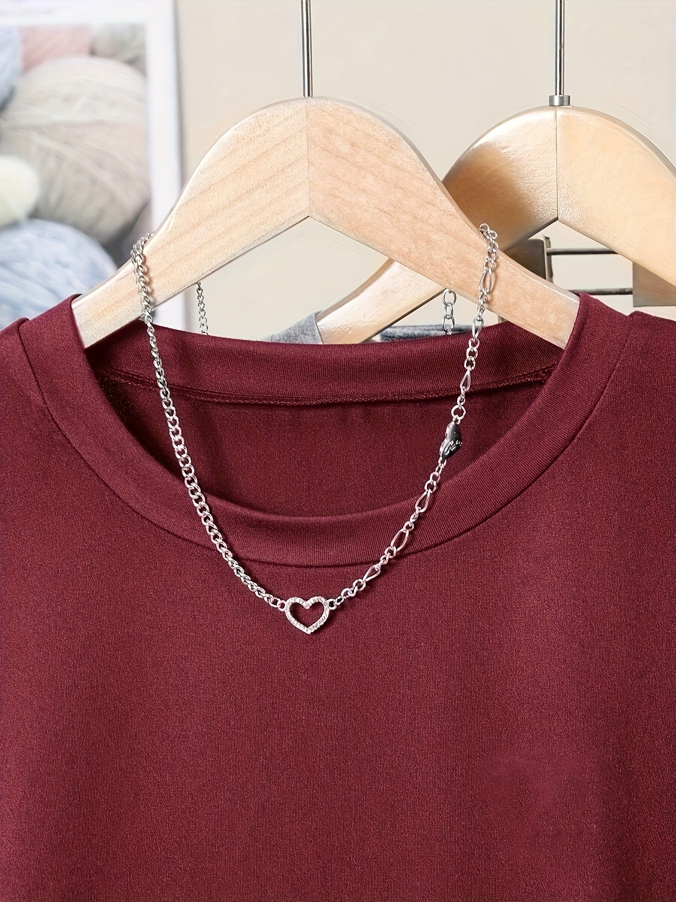 Damen Basic T-Shirt mit Raffung und Rundhalsausschnitt – Alltag & Freizeit