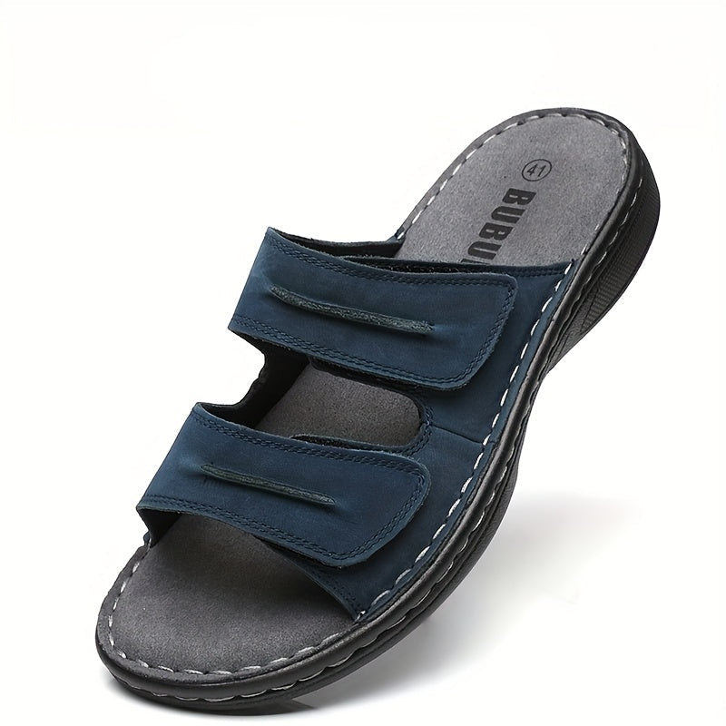 Herren Komfort-Sandalen mit Doppelriemen – Bequeme Freizeitschuhe für Alltag und Urlaub