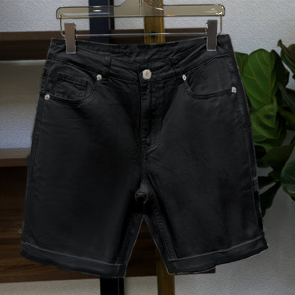 Herren Slim Fit Denim Shorts im modernen Stil für Freizeit und Alltag