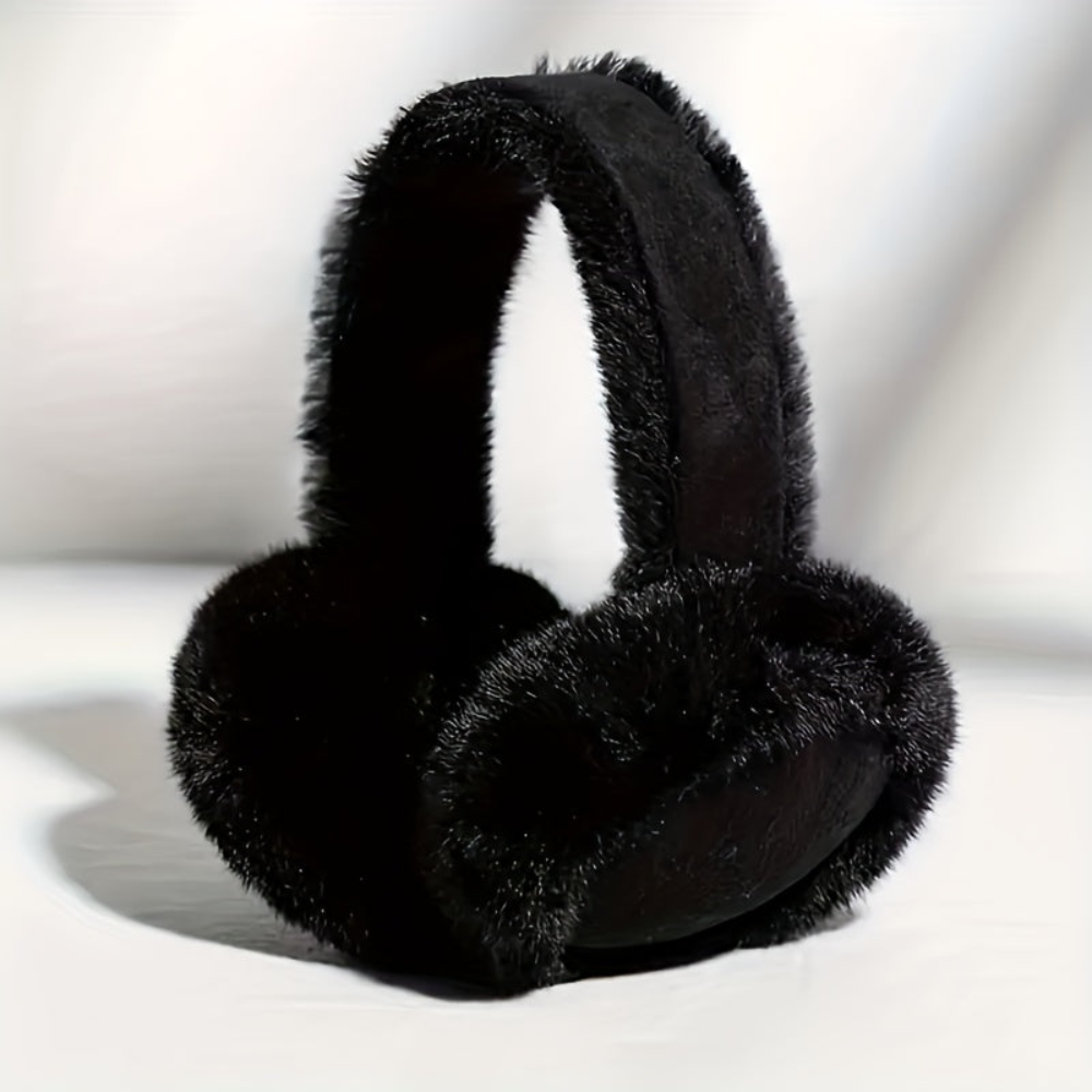 Ohrenschützer Ohrwärmer warm weich Winter Pelz-Optik