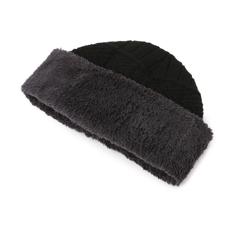 Winter Set Mütze Schal Handschuhe – Strickmütze Beanie Loop-Schal Sport Handschuhe warm gefüttert