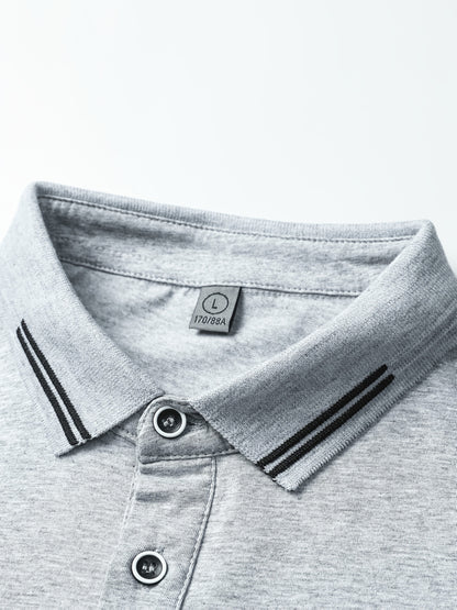 Herren Polo Shirt Klassisch Modern Freizeit für Alltag und Büro