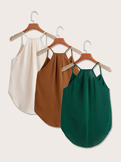 Damen Wickel-Top mit Drapierung und Halterneck – Modische Bluse für Freizeit und Büro