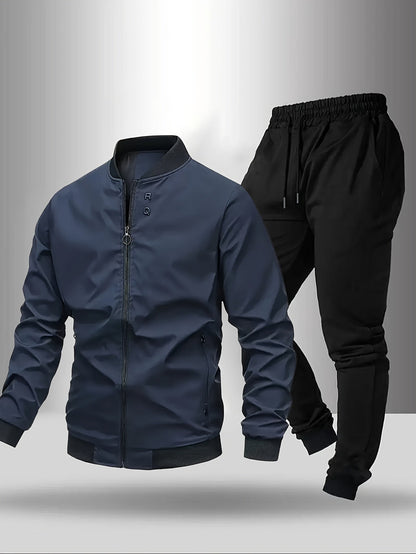 Herren Trainingsanzug Set – Sportlicher Freizeitanzug im modernen Stil für Alltag und Fitness