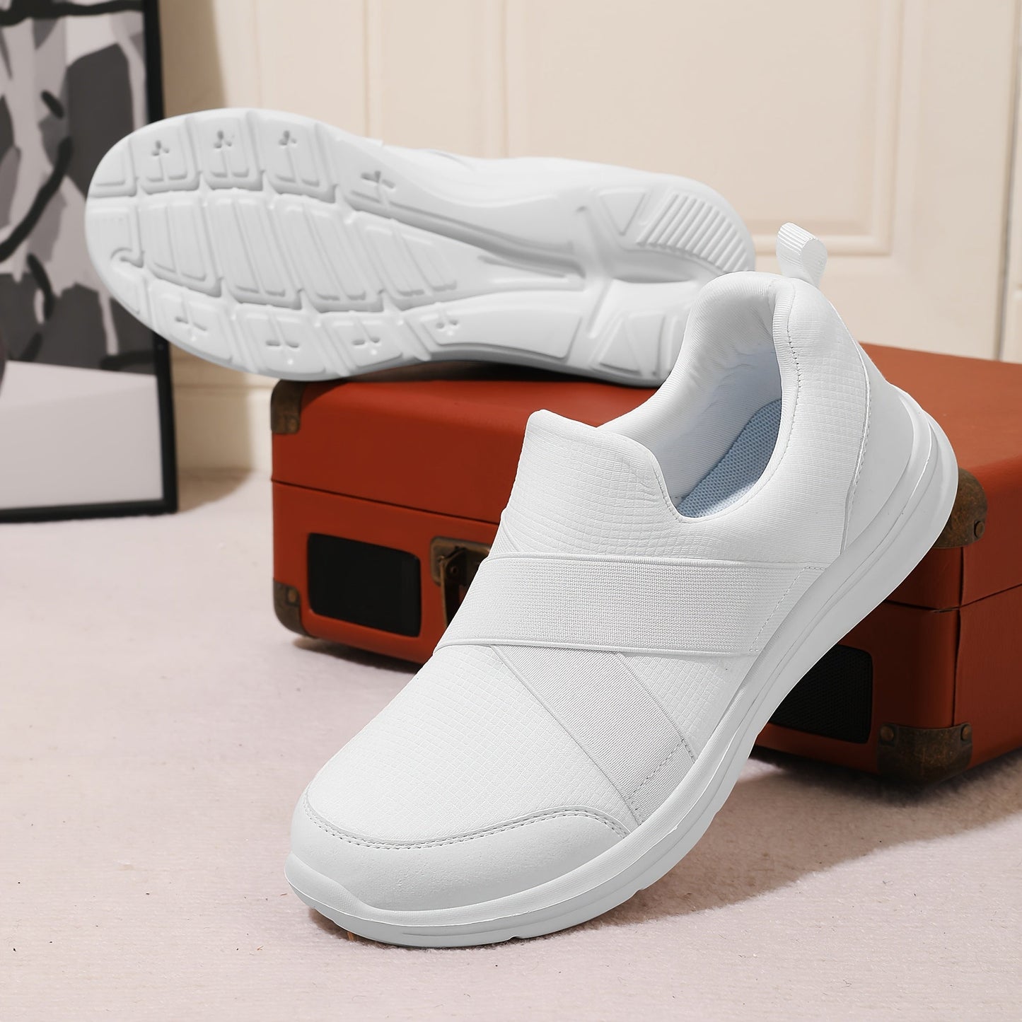 Herren Slip-On Freizeitschuhe – Bequeme Walkingschuhe mit modernem Design