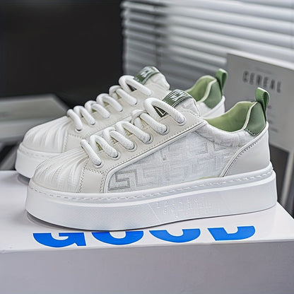 Herren Sneaker mit Plateau und modernem Design – Streetstyle Freizeitschuhe