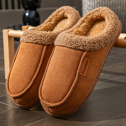 Unisex Winter Hausschuhe mit weichem Futter, Slipper