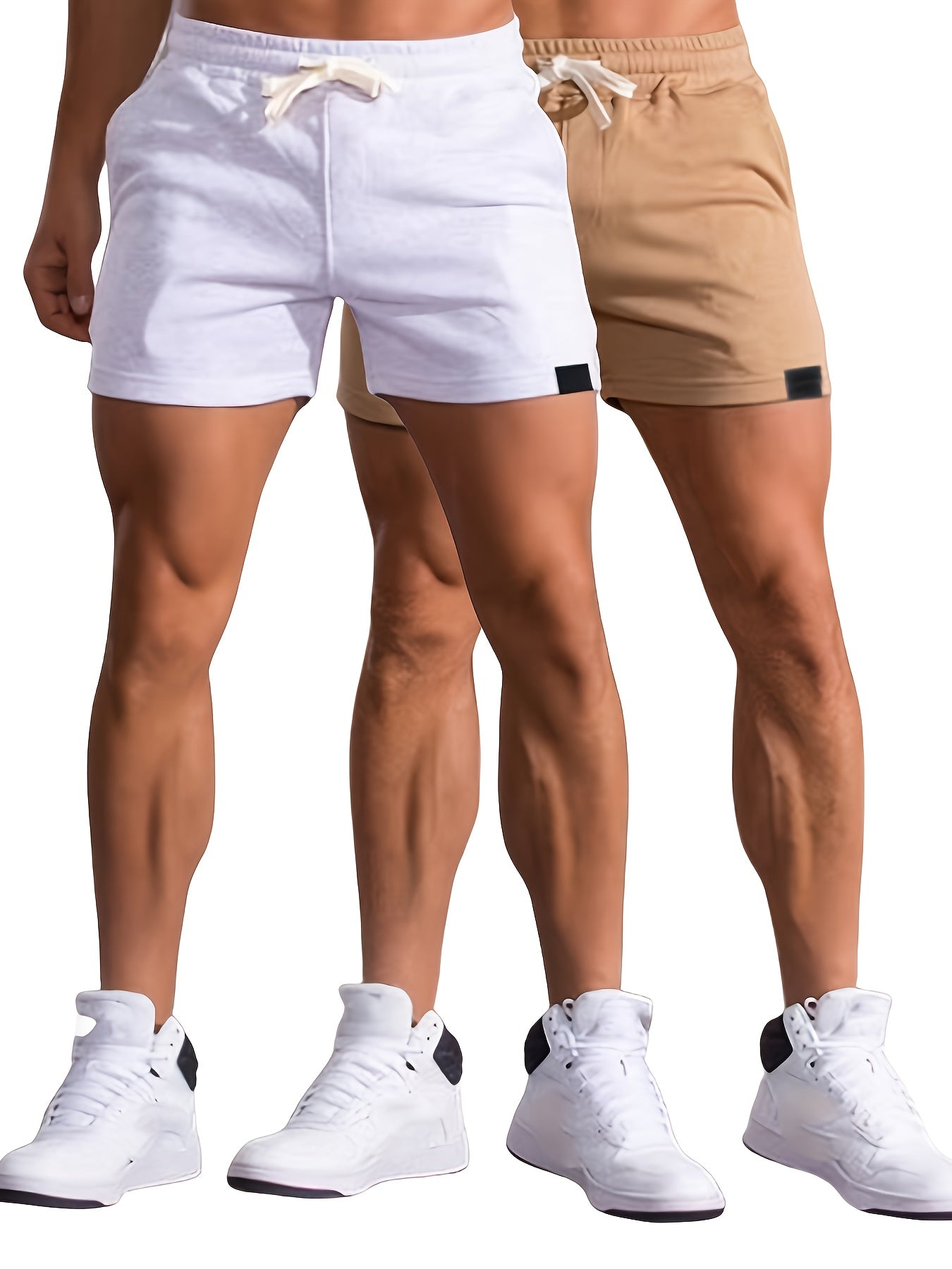 Herren Freizeit Fitness Shorts – Bequeme Sport- und Freizeithose mit Kordelzug, Modernes Design