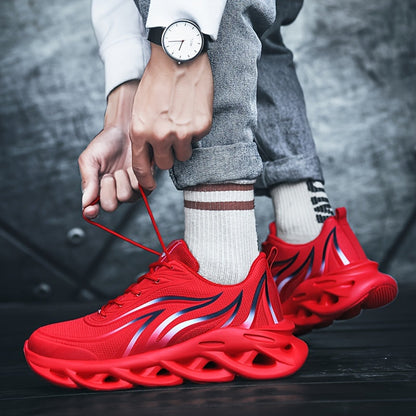 Herren Laufschuhe mit futuristischem Design und Komfortsohle – Sportliche Sneakers für Training & Alltag