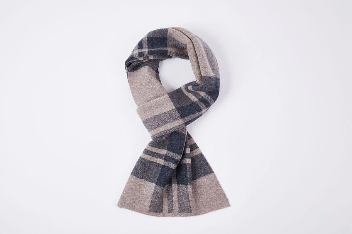 Unisex Karierter Schal Weiches Material Warmes Halstuch
