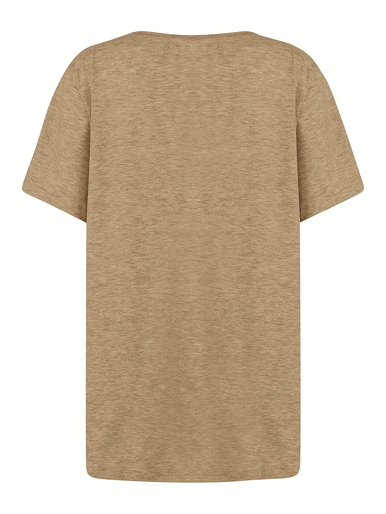 Damen Shirt mit asymmetrischem Ausschnitt und Knopfdetails – Modisches Freizeit Oberteil