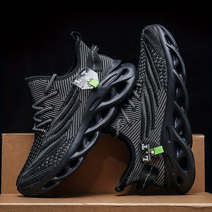 Herren Sneaker Sportliche Laufschuhe mit Atmungsaktivem Design und Modischer Sohle