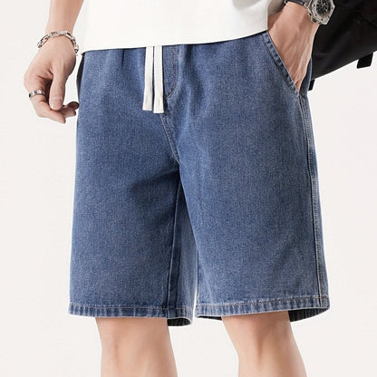 Herren Denim Shorts Lockerer Schnitt für Freizeit und Alltag