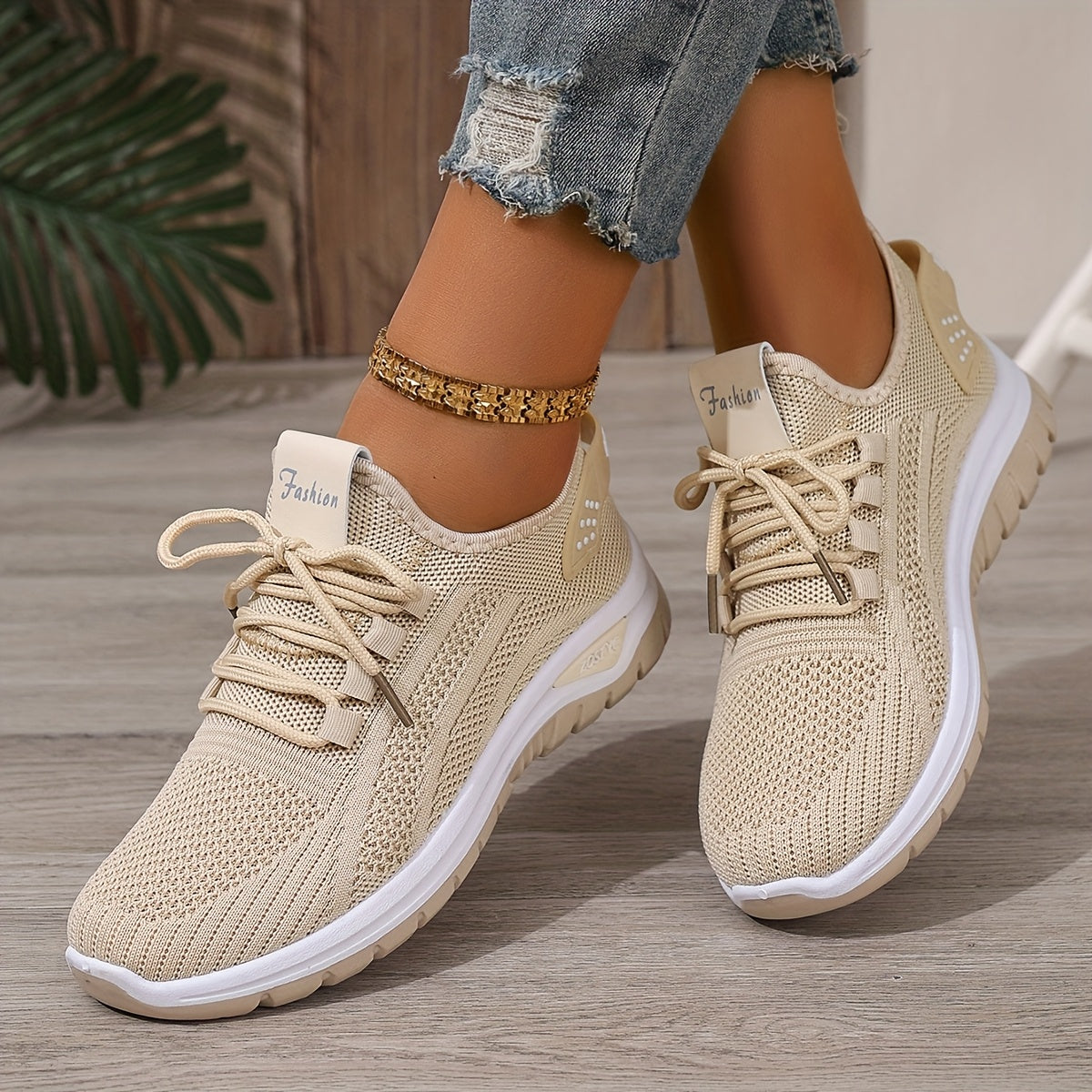 Damen Komfort-Sneaker für Freizeit & Sport – Atmungsaktive Low-Top Schuhe