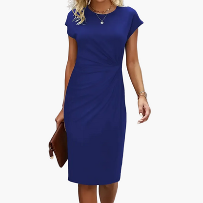 Damen Business Etuikleid Elegant Kurzarm – Perfekt für Büro & Abendanlässe