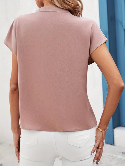 Damen Elegante Bluse mit Pailletten – Perfekt für Büro und festliche Anlässe
