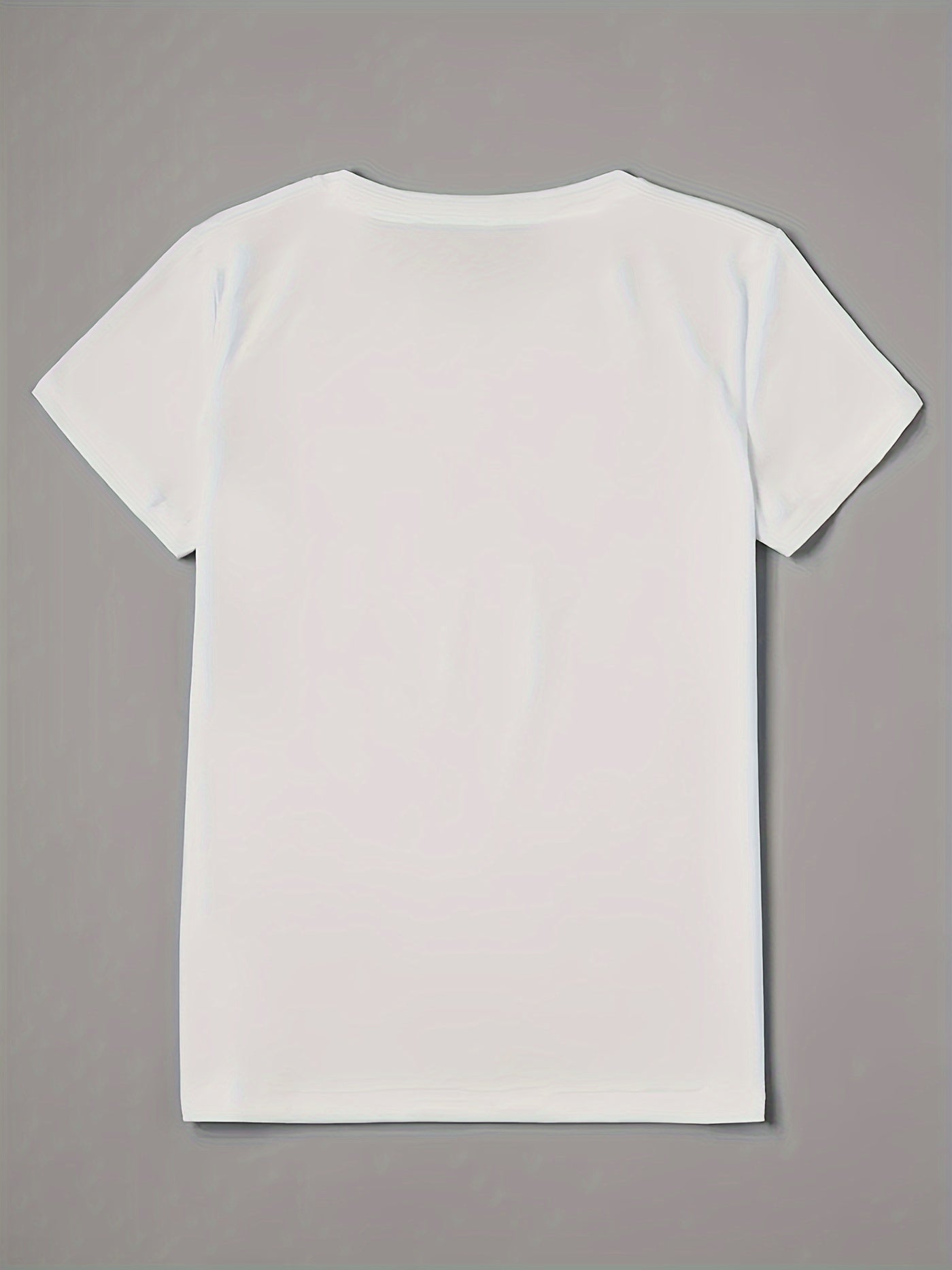 Damen T-Shirt mit Herzblumen-Design – Modisches Casual Shirt für Alltag & Freizeit