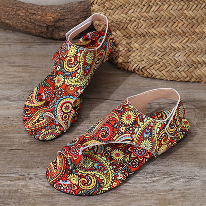 Damen Ethno-Sandalen im Boho-Stil für Strand und Sommer