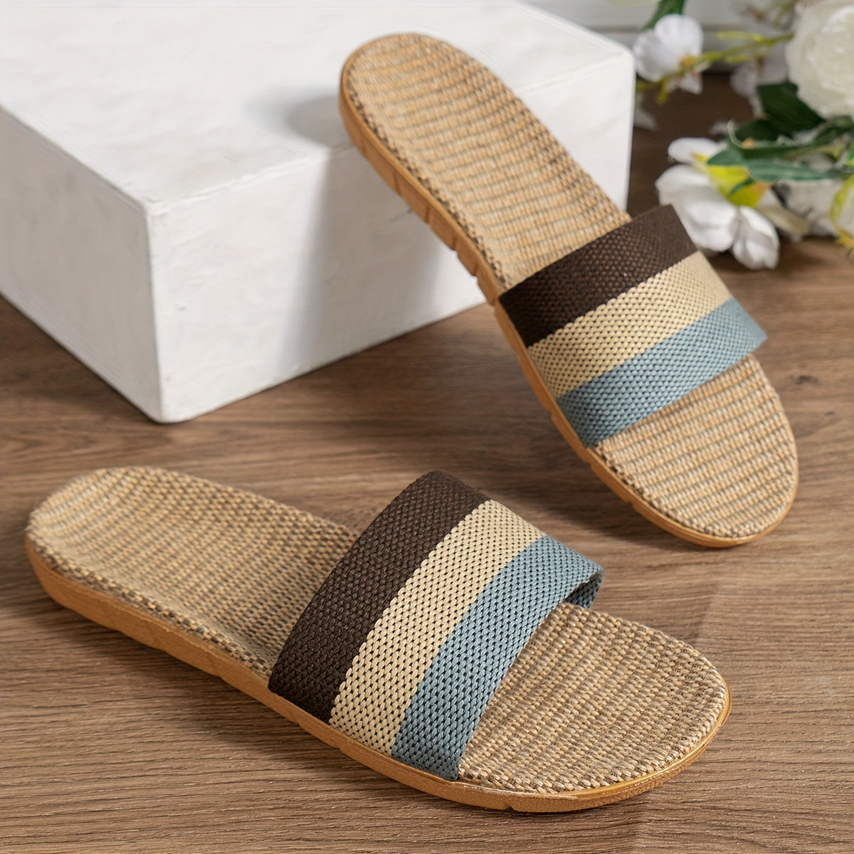 Damen Sommer Pantoletten Komfort Casual Hausschuhe – Modische Slipper für Freizeit und Alltag