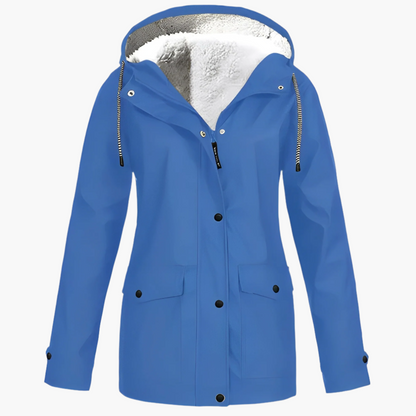 Damen Outdoorjacke mit Kapuze – Wind- und Wetterfest